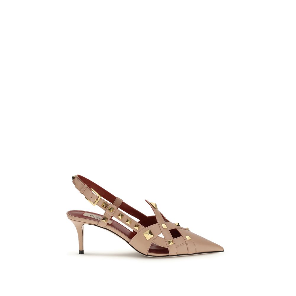 Valentino Garavani Multicolor Goatskin Mid Heel Pumps | Regal Royce
