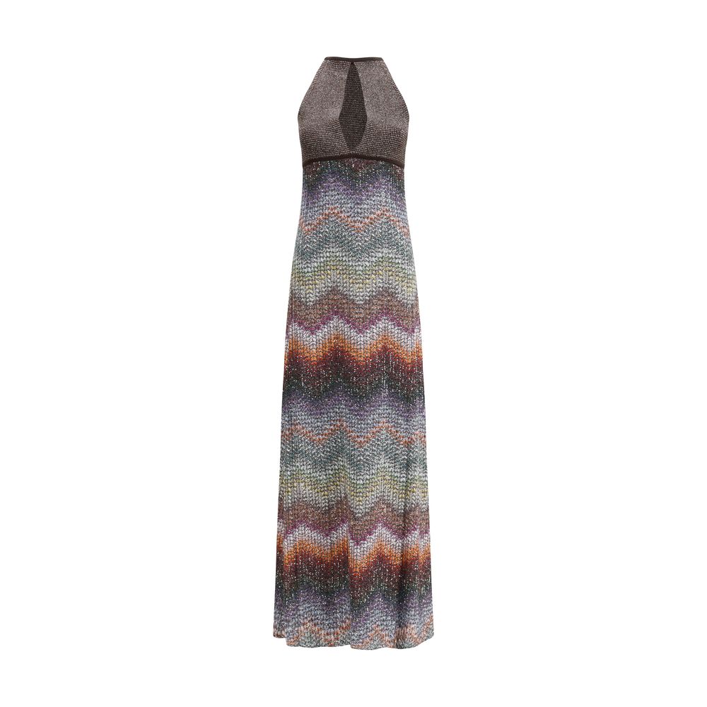 Missoni Multicolor Viscose Long Dress | Regal Royce