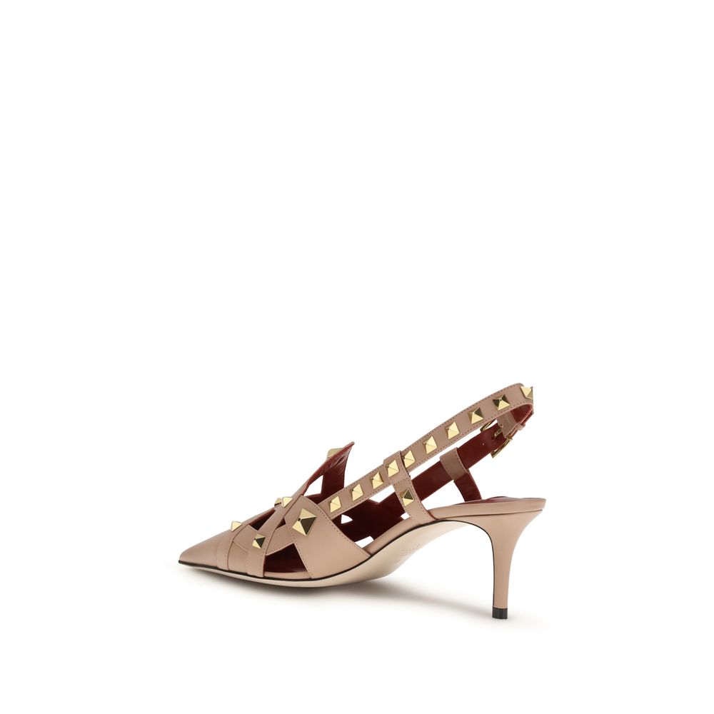 Valentino Garavani Multicolor Goatskin Mid Heel Pumps | Regal Royce
