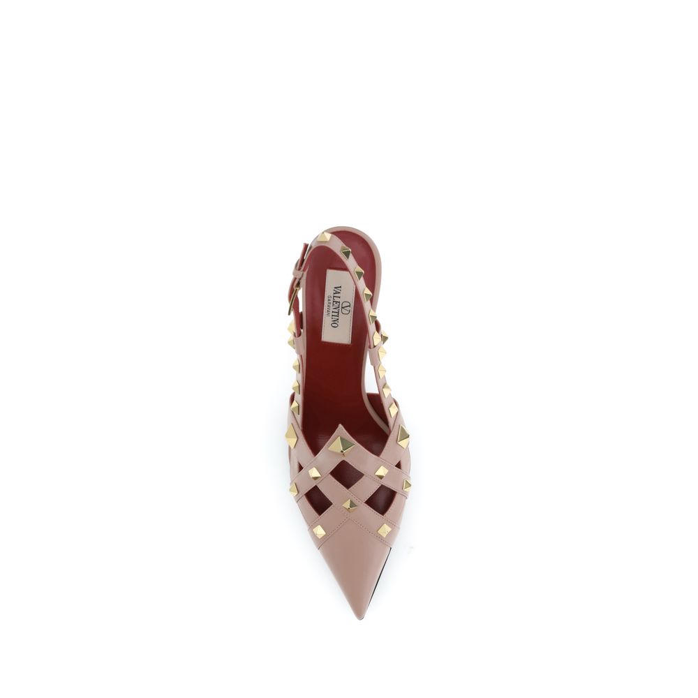 Valentino Garavani Multicolor Goatskin Mid Heel Pumps | Regal Royce