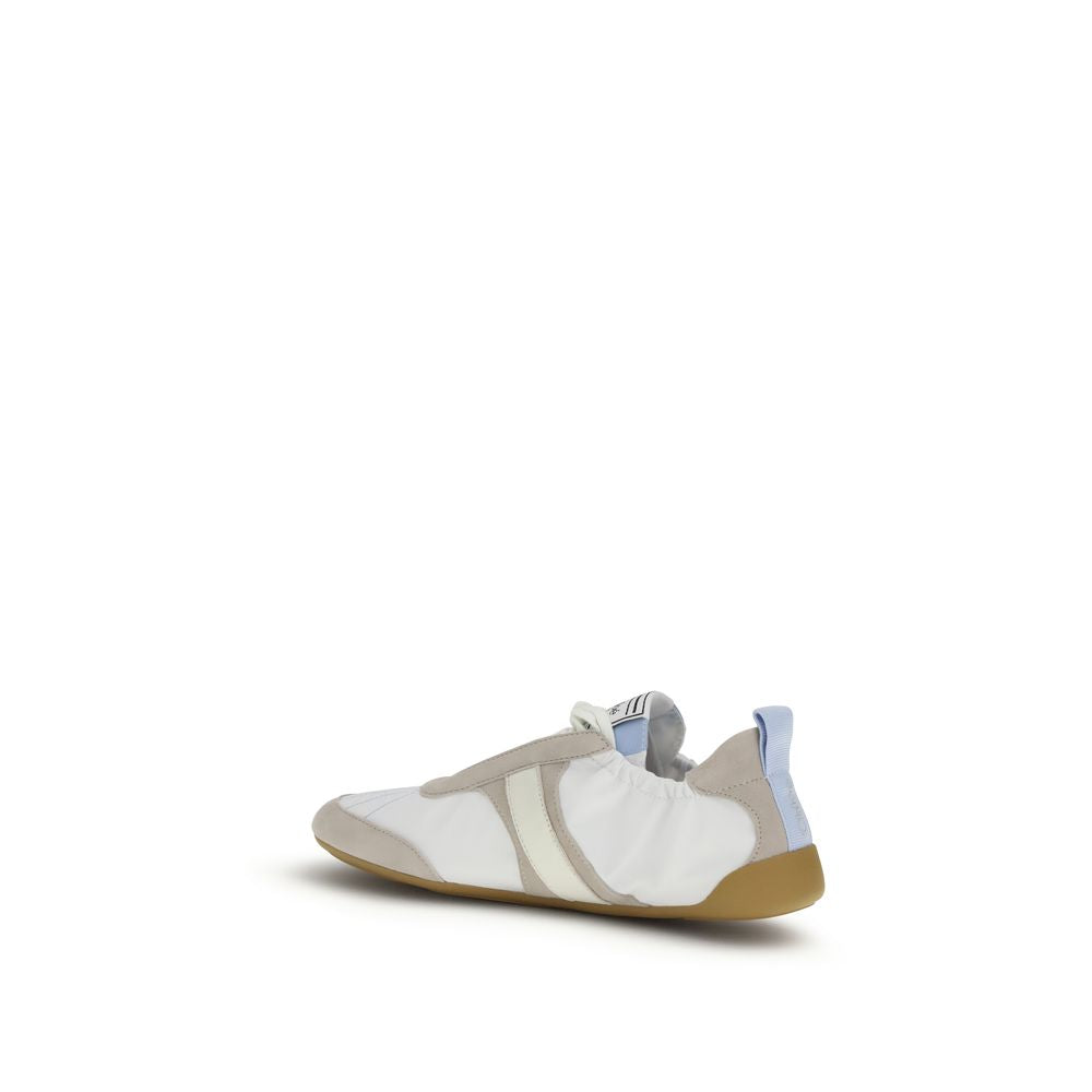 Chloé White Calf Leather Bos Taurus Athletic Sneakers | Regal Royce