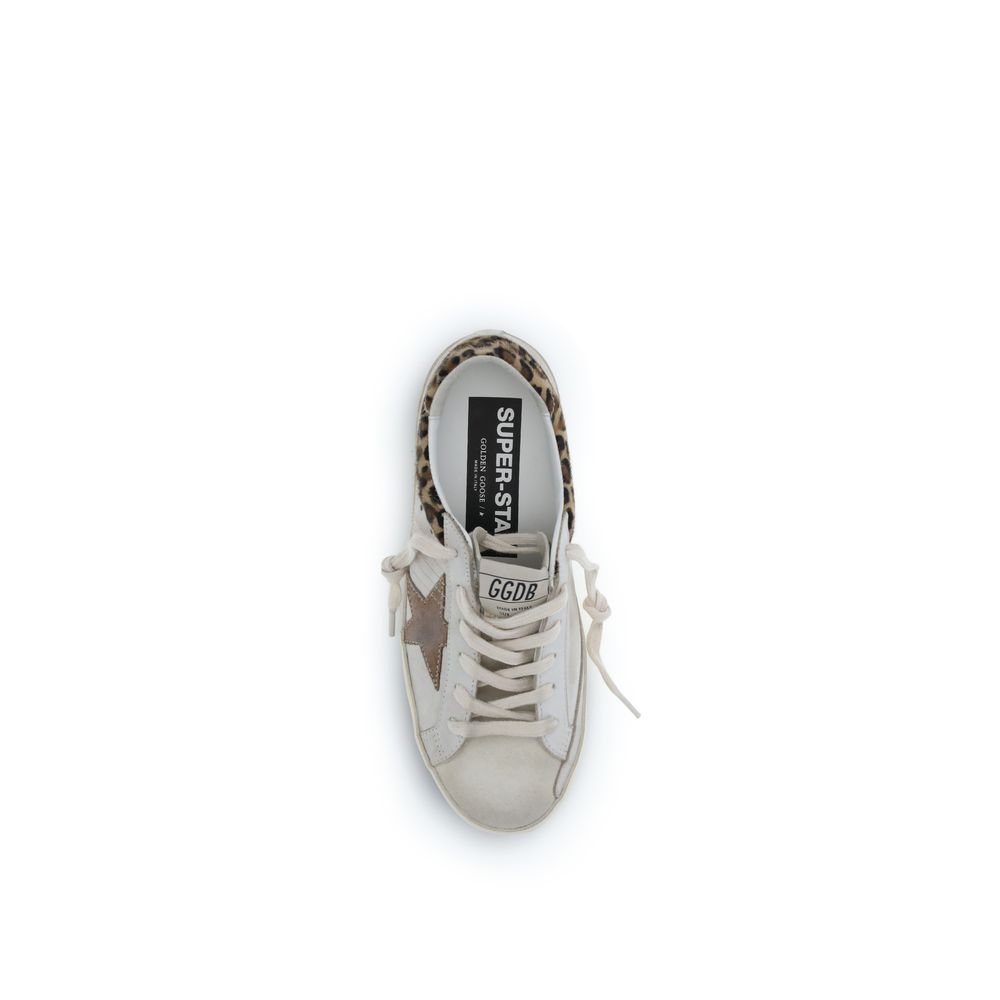 Golden Goose White Calf Leather Bos Taurus Low Top Sneakers | Regal Royce