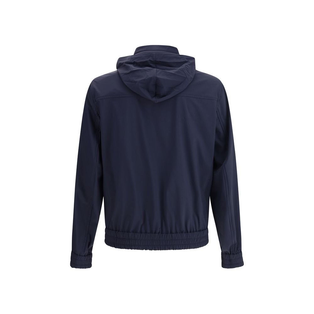 Brunello Cucinelli Blue Polyamide Shell Jacket | Regal Royce