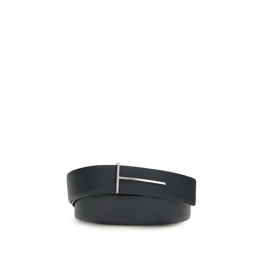 Tom Ford Blue Calf Leather Bos Taurus Regular Belt | Regal Royce