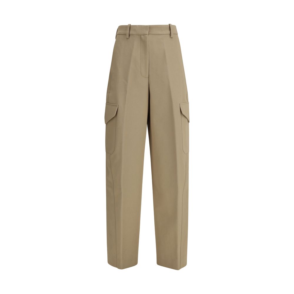 Givenchy Beige Cotton Cargo Pants | Regal Royce