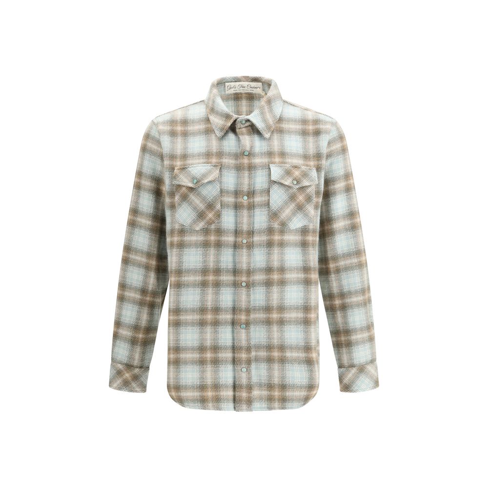 God's True Cashmere Multicolor Cashmere Pattern Shirt | Regal Royce