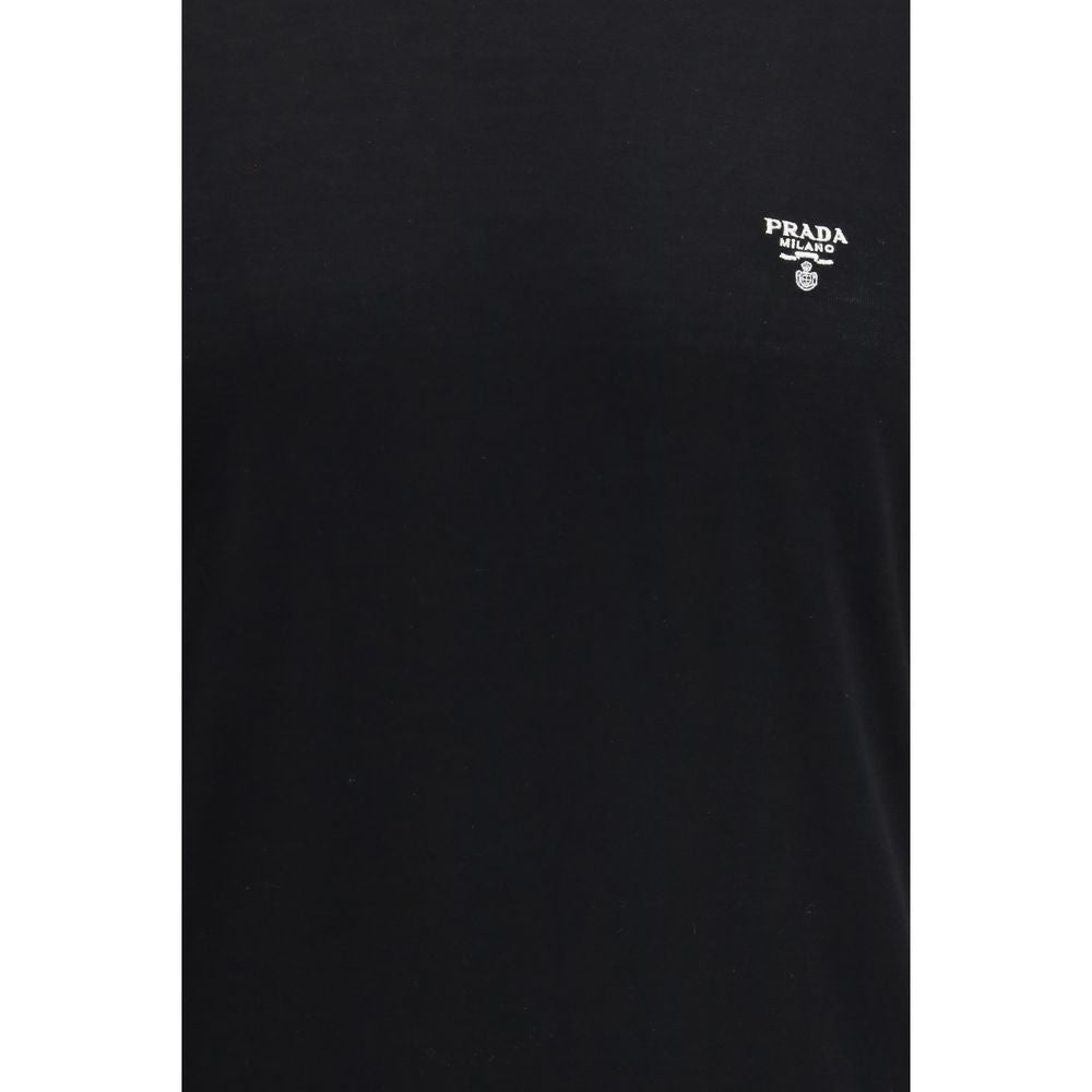 Prada Black Fleece Wool T-Shirt | Regal Royce