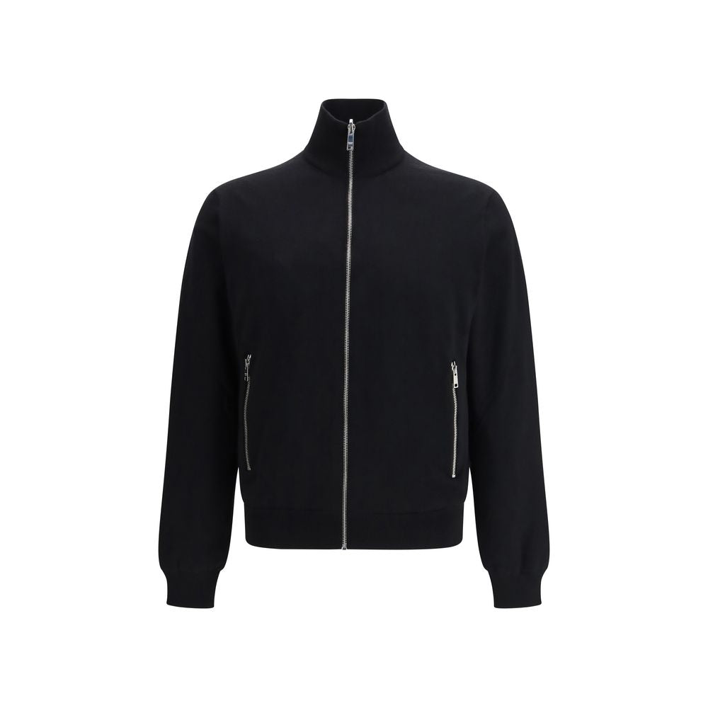 Prada Black Fleece Wool Bomber | Regal Royce