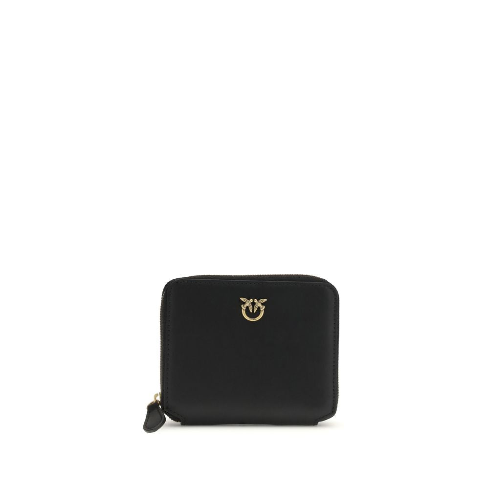 PINKO Black Calf Leather Bos Taurus Wallet | Regal Royce