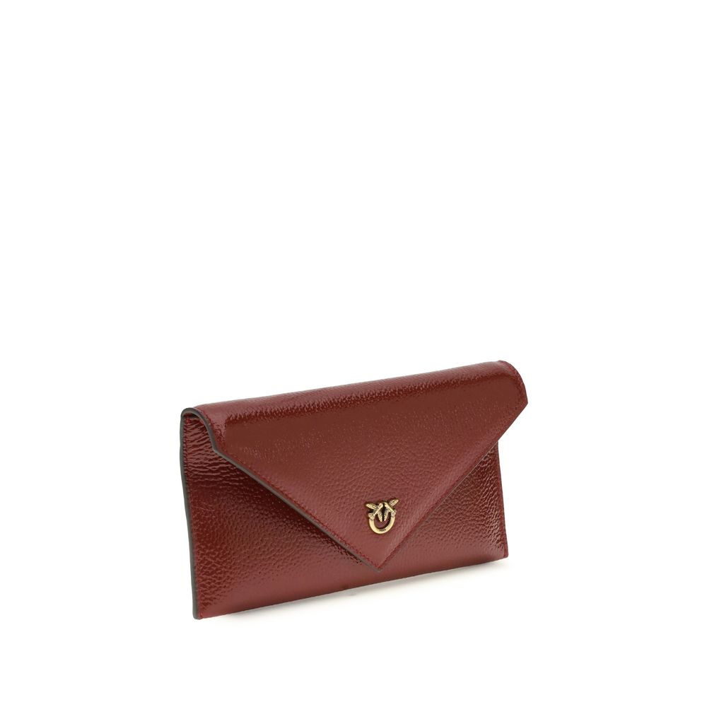 PINKO Bordeaux Calf Leather Bos Taurus Handbag | Regal Royce