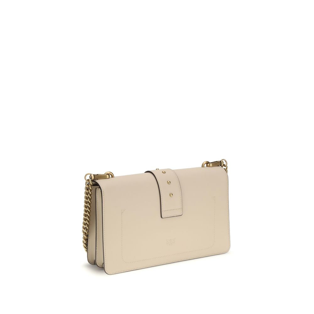 PINKO Beige Calf Leather Bos Taurus Shoulder Bag | Regal Royce