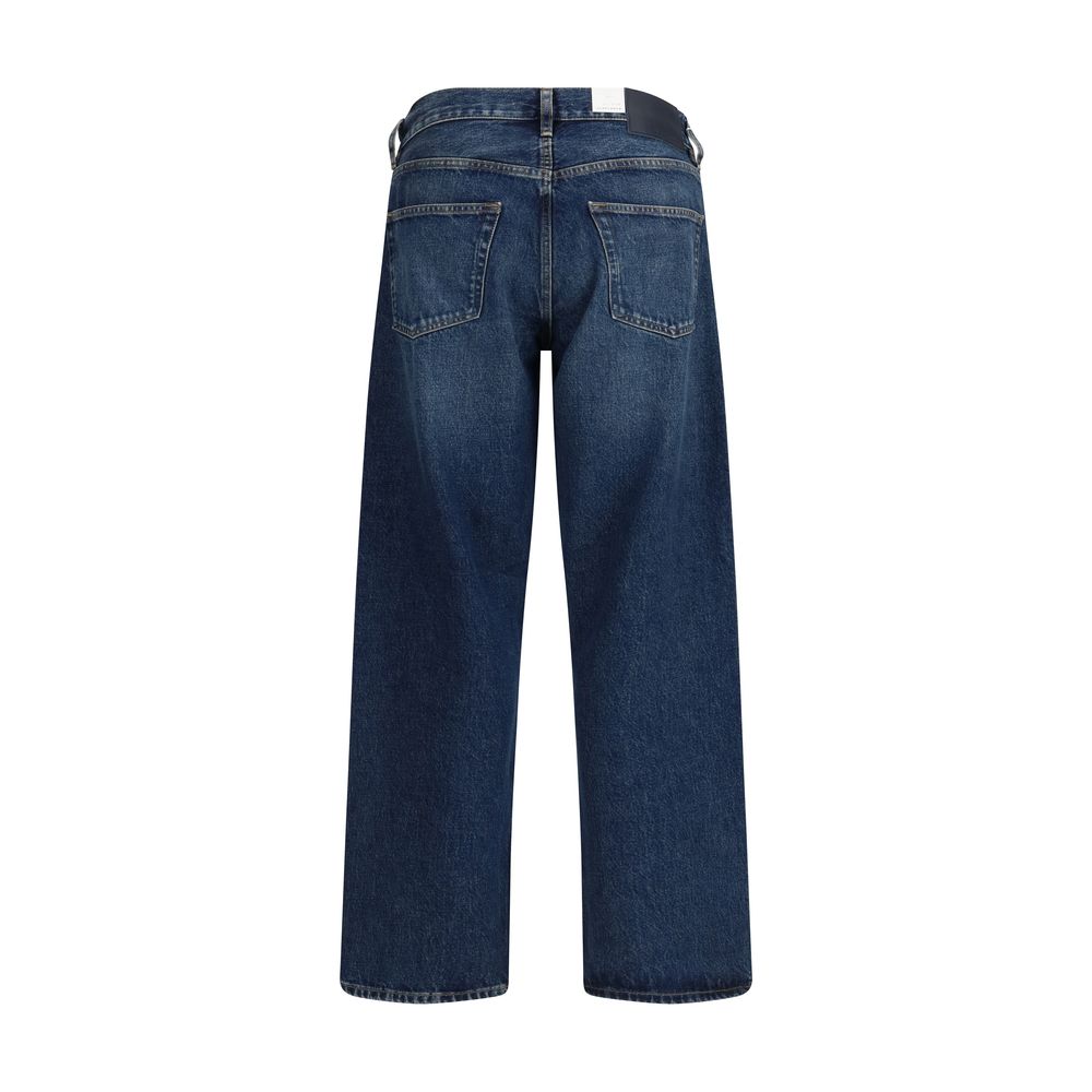 Sunflower Blue Cotton Relaxed Fit Jeans | Regal Royce
