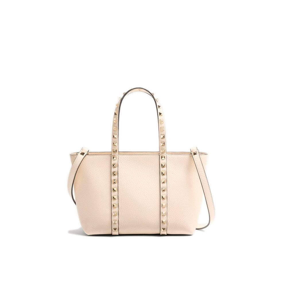 Valentino Garavani Beige Calfskin Tote Bag | Regal Royce