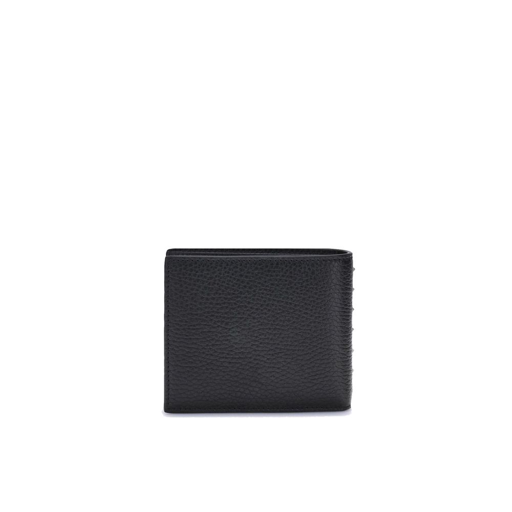 Valentino Garavani Black Leather Wallet | Regal Royce