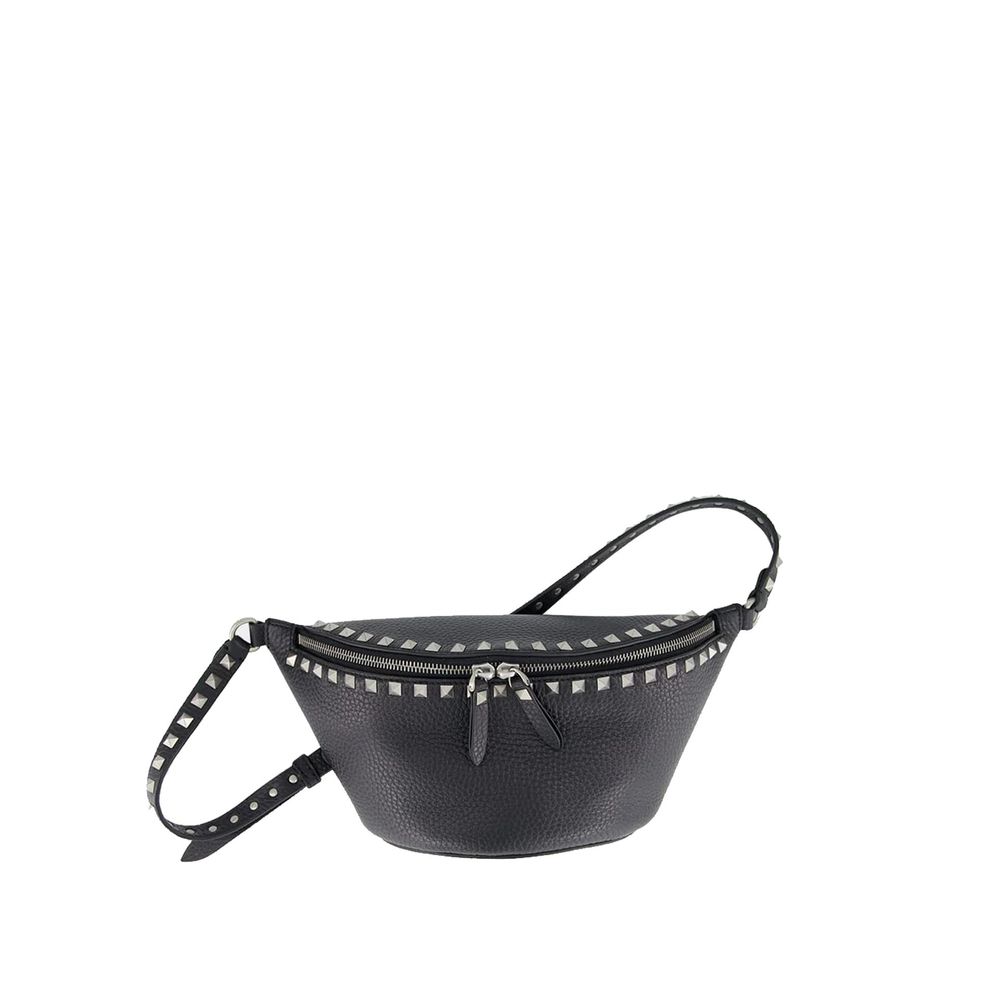 Valentino Garavani Black Calfskin Belt Bag | Regal Royce