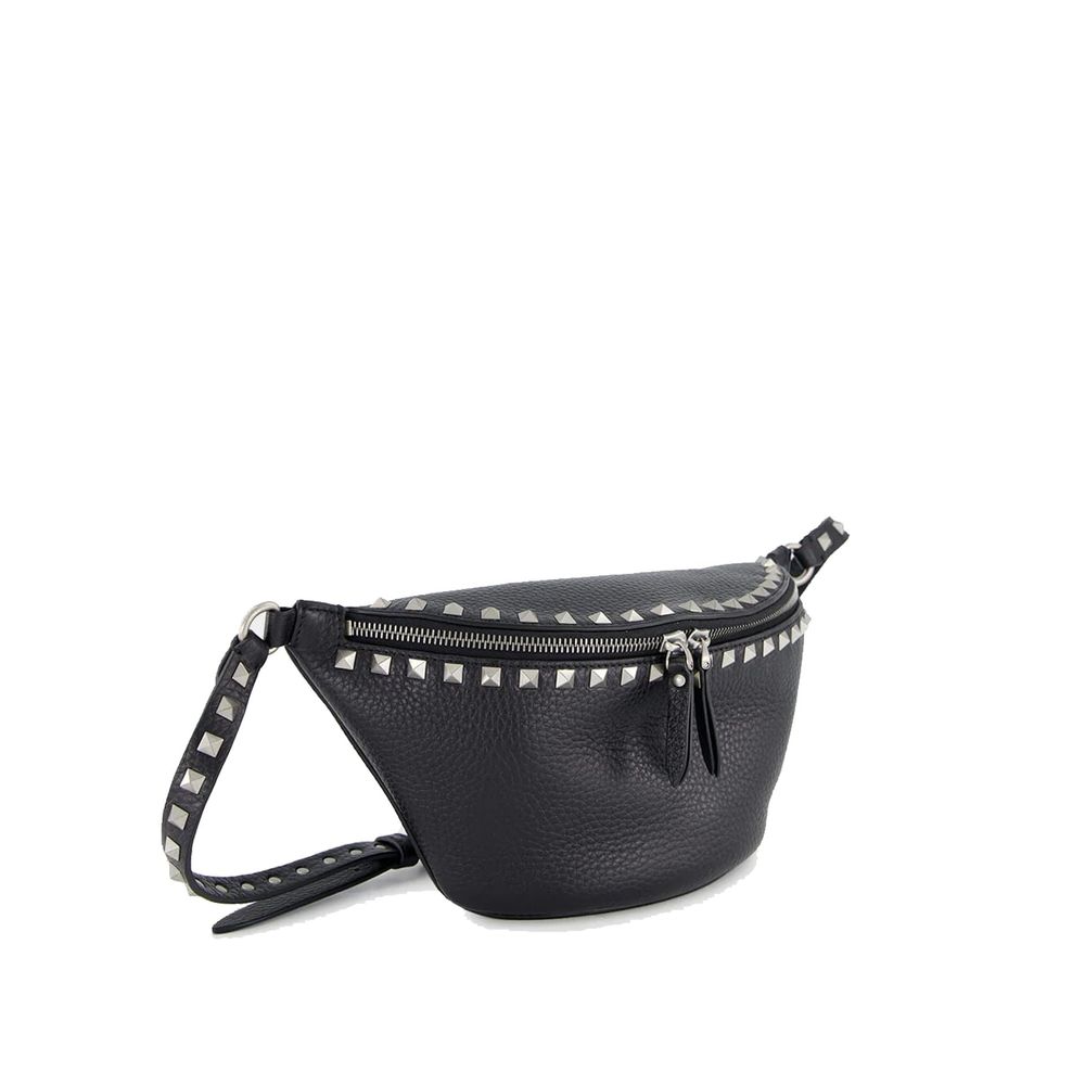 Valentino Garavani Black Calfskin Belt Bag | Regal Royce