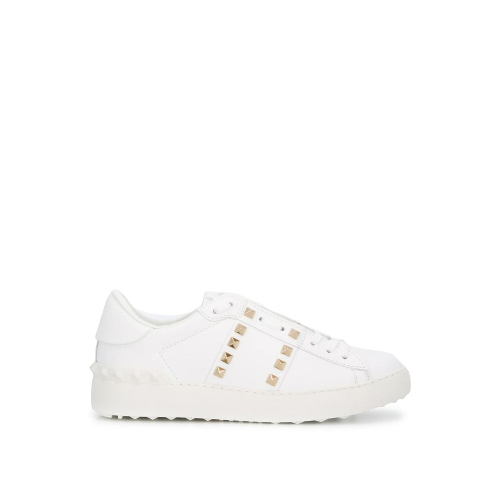 Valentino Garavani White Leather Low Top Sneakers | Regal Royce