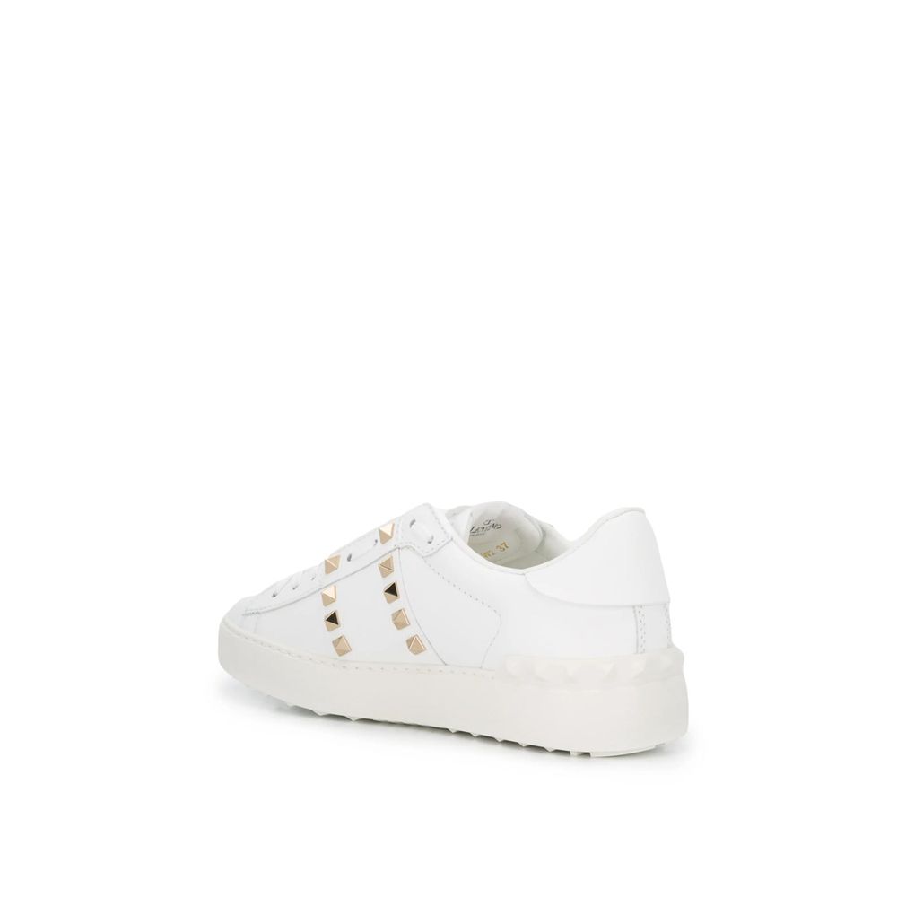 Valentino Garavani White Leather Low Top Sneakers | Regal Royce