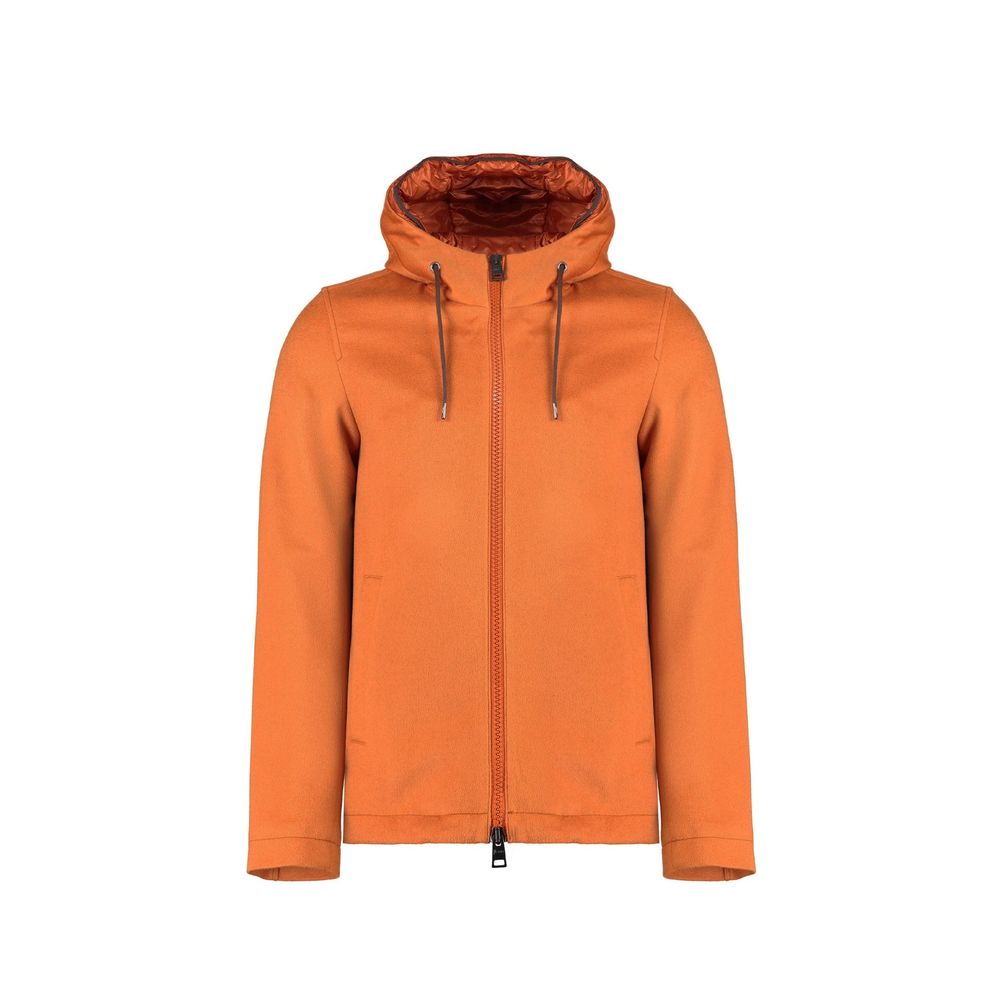Herno Orange Cashmere Jackets And Coat | Regal Royce