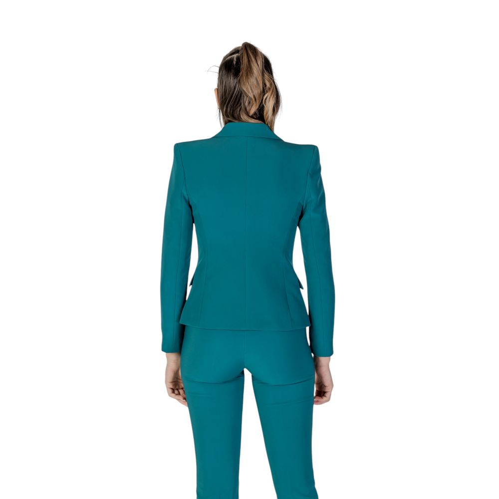 Rinascimento Black Polyester Blazer | Regal Royce