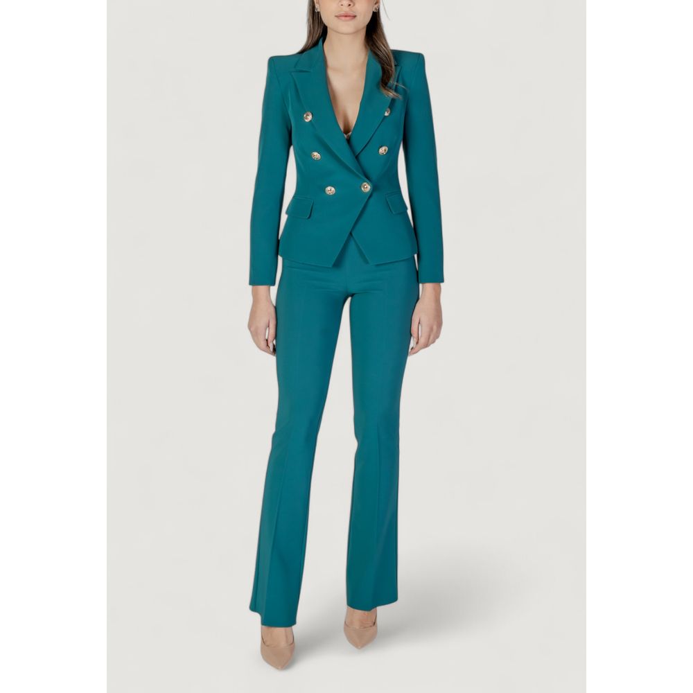 Rinascimento Black Polyester Blazer | Regal Royce