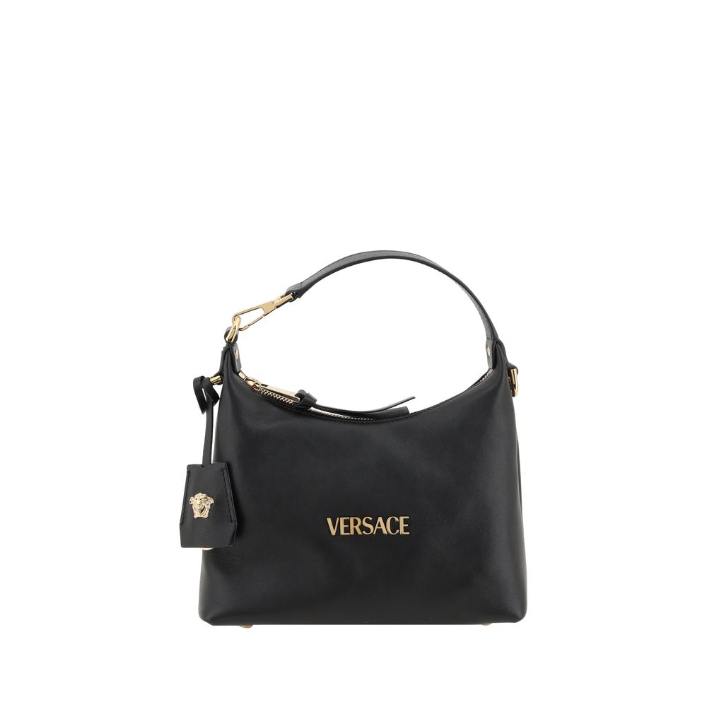 Versace Black Calf Leather Bos Taurus Handbag | Regal Royce