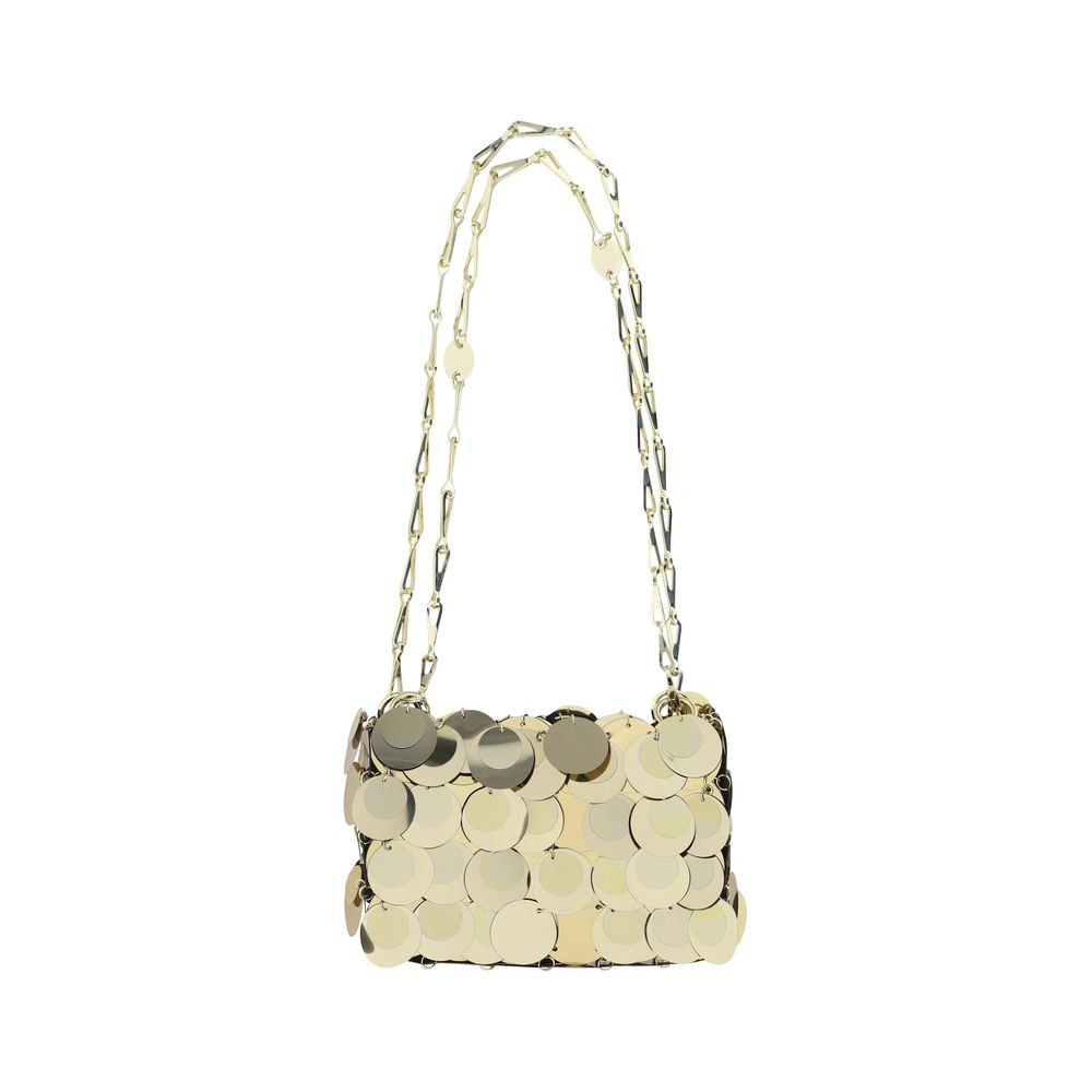 Rabanne Gold Metal Shoulder Bag | Regal Royce