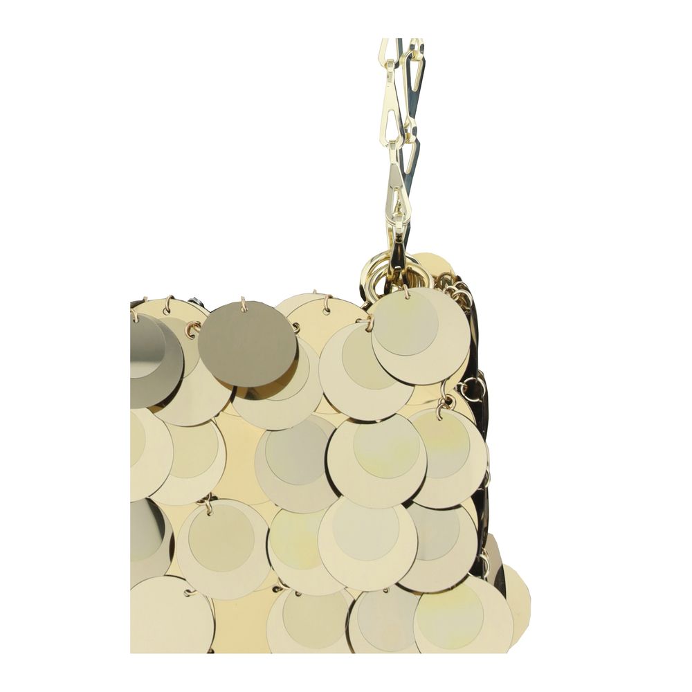 Rabanne Gold Metal Shoulder Bag | Regal Royce