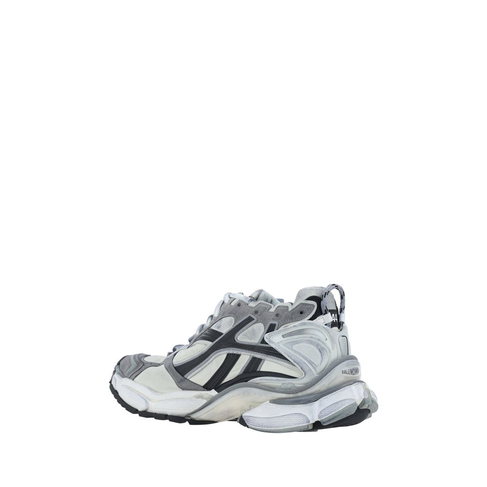 Balenciaga Gray Polyurethane Athletic Sneakers | Regal Royce