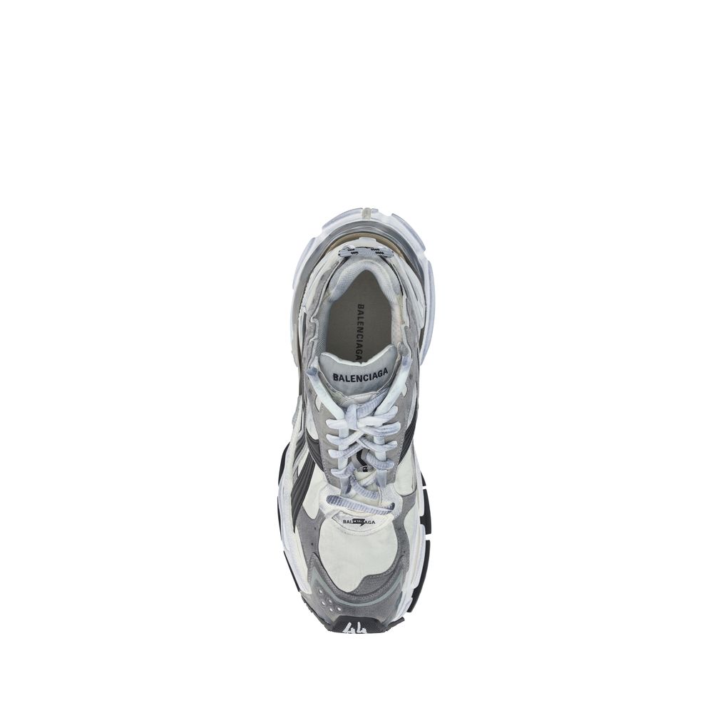 Balenciaga Gray Polyurethane Athletic Sneakers | Regal Royce