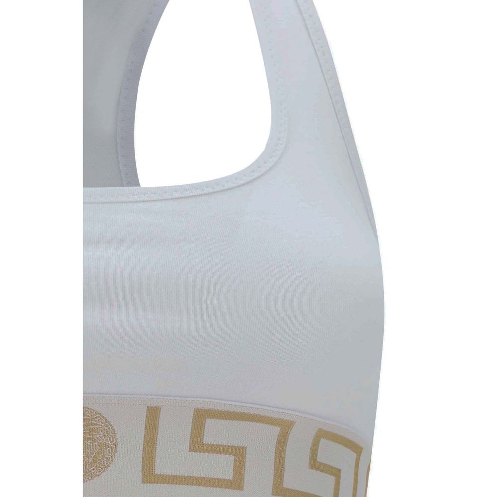 Versace White Cotton Top | Regal Royce