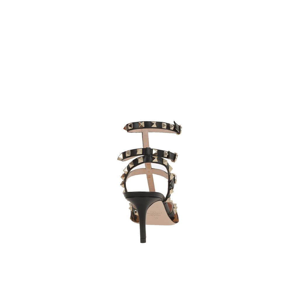 Valentino Garavani Black Calfskin Platform Pumps | Regal Royce