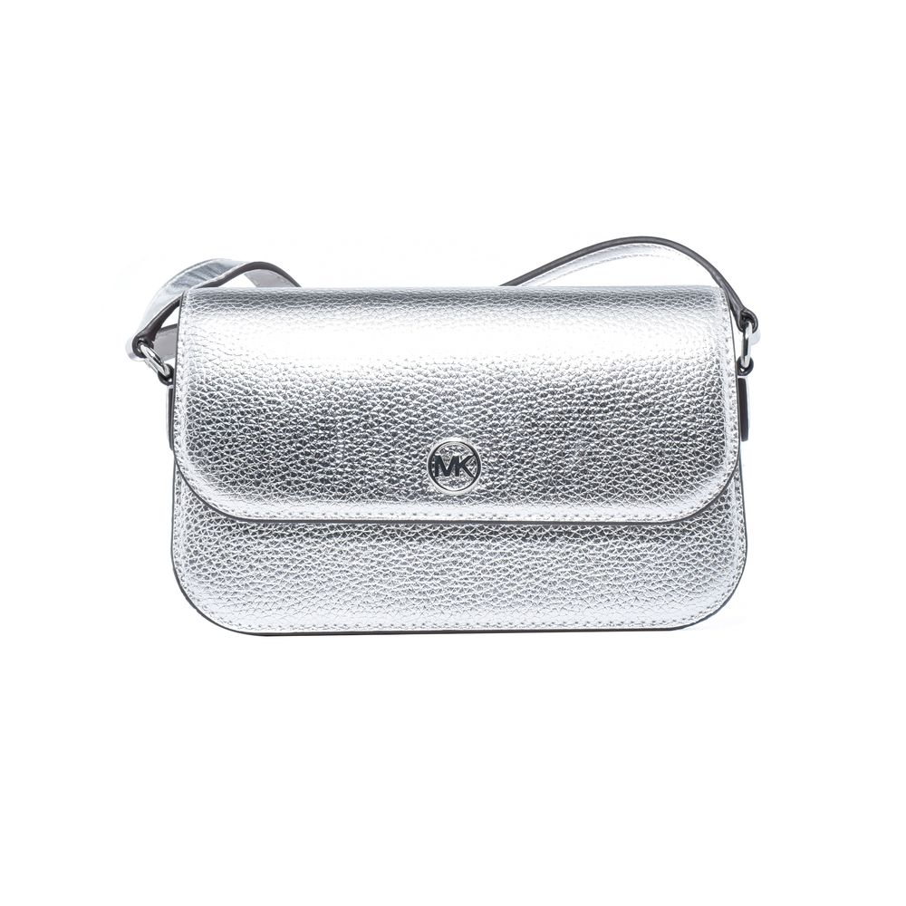 Michael Kors Gray Leather Shoulder Bag | Regal Royce