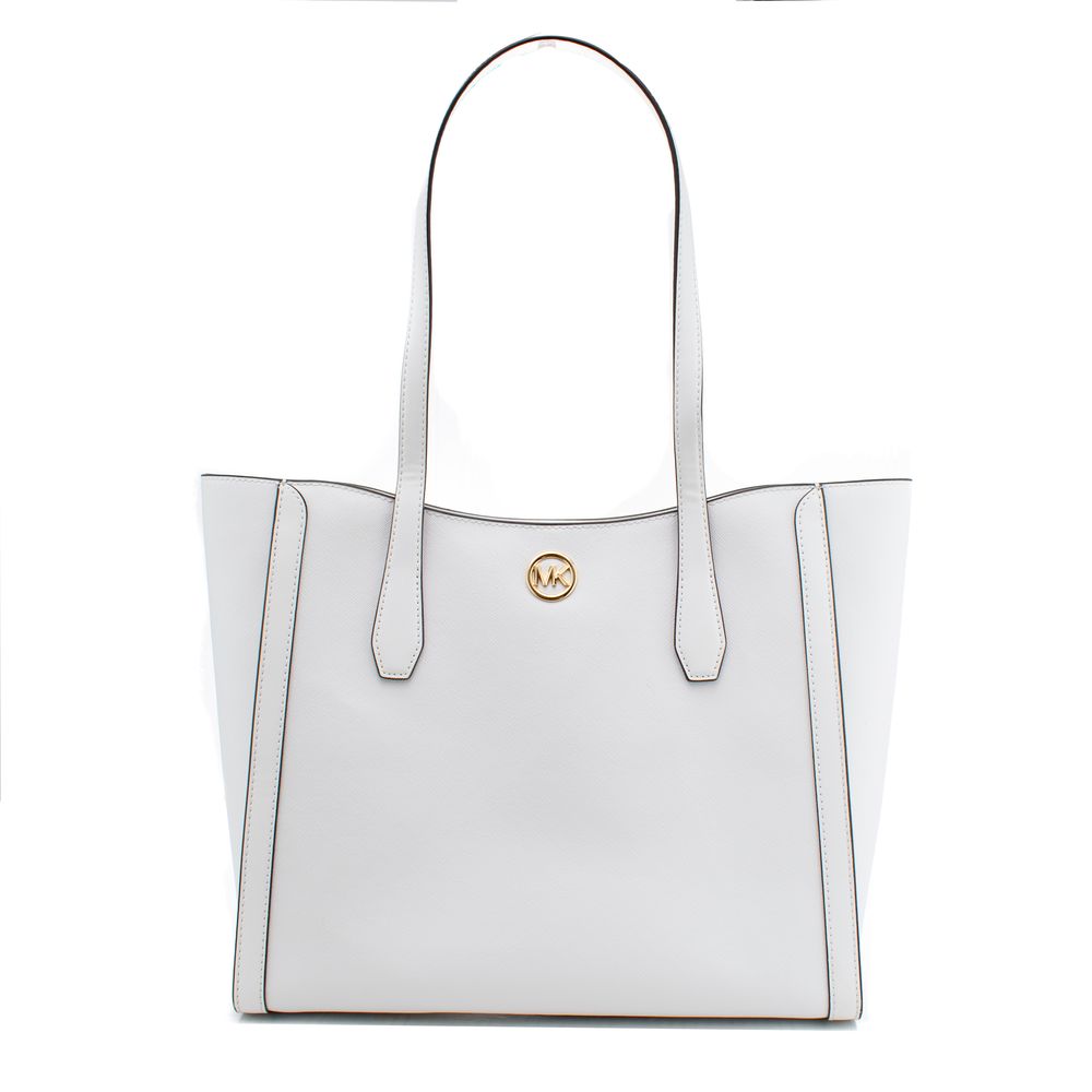 Michael Kors White Canvas Tote Bag | Regal Royce
