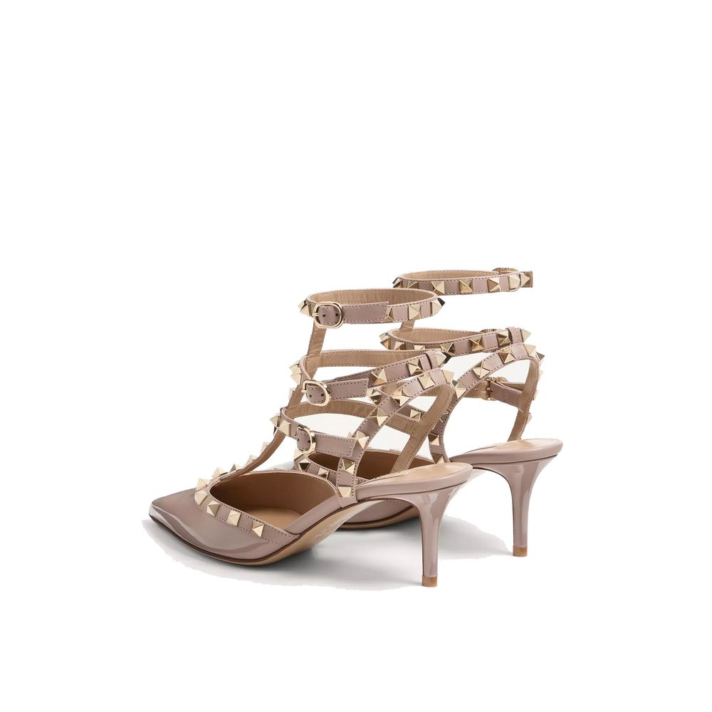 Valentino Garavani Beige Calfskin Platform Pumps | Regal Royce