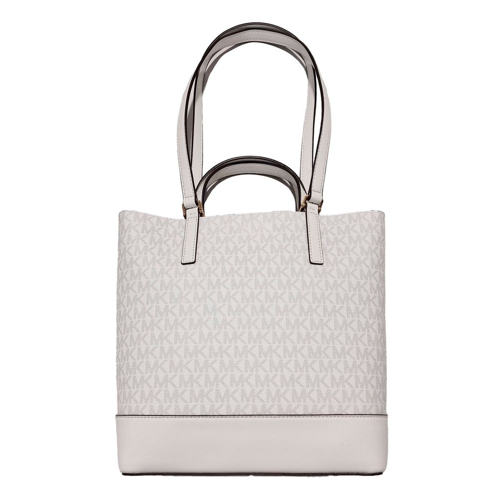 Michael Kors White Leather Tote Bag | Regal Royce