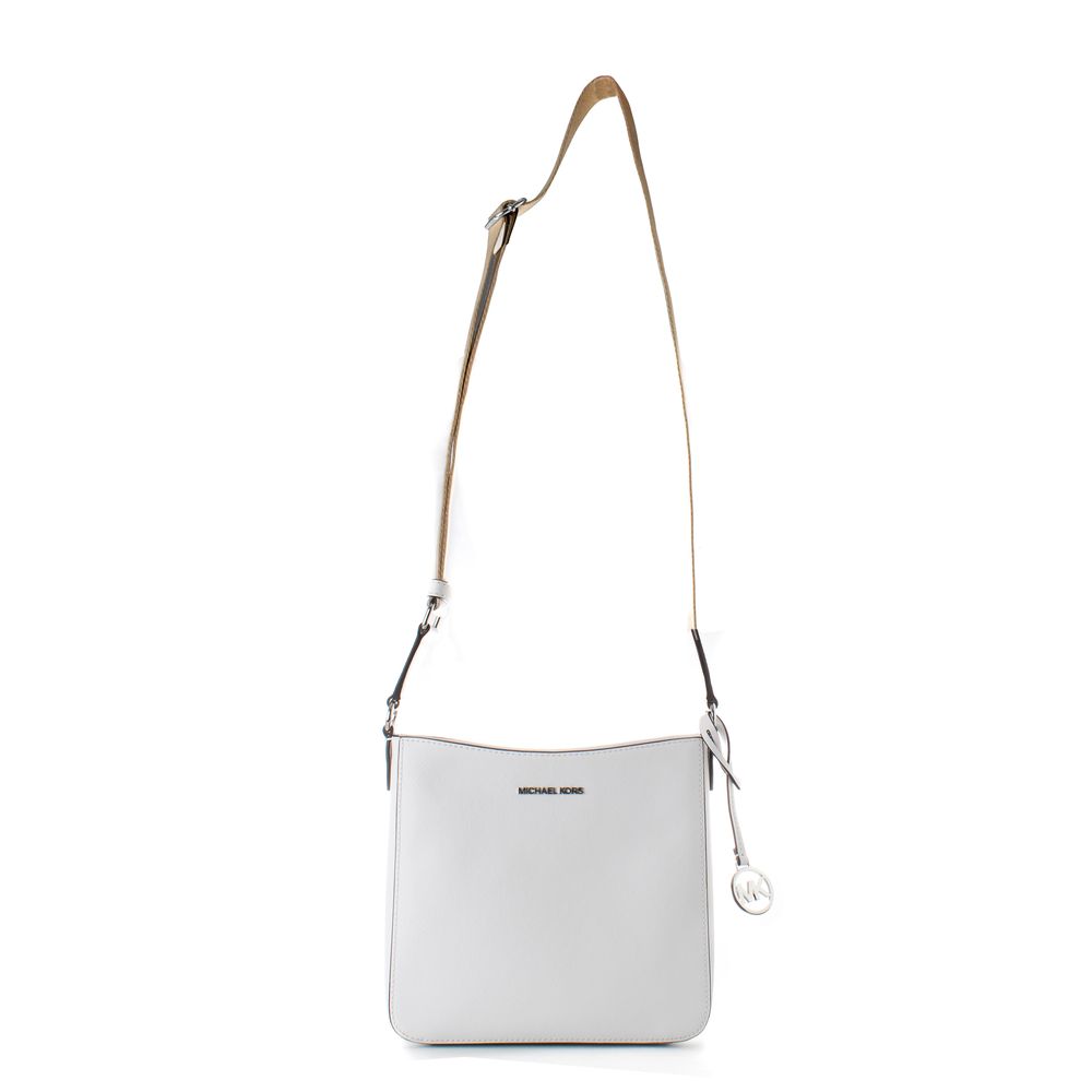 Michael Kors White Canvas Shoulder Bag | Regal Royce