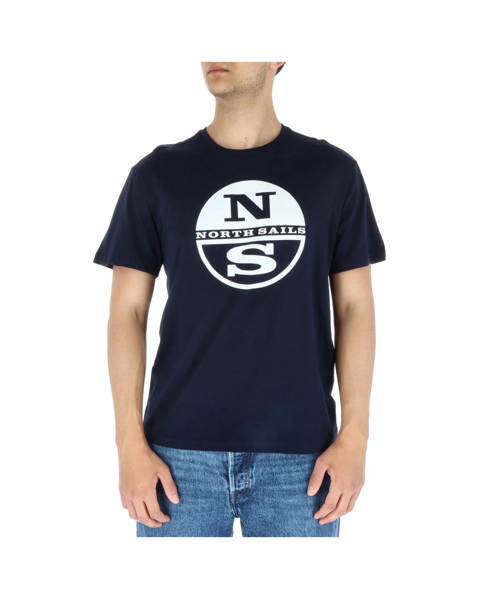 North Sails Blue Cotton T-Shirt | Regal Royce