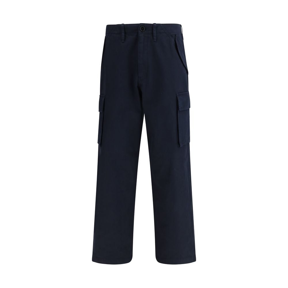 Burberry Blue Cotton Cargo Pants | Regal Royce