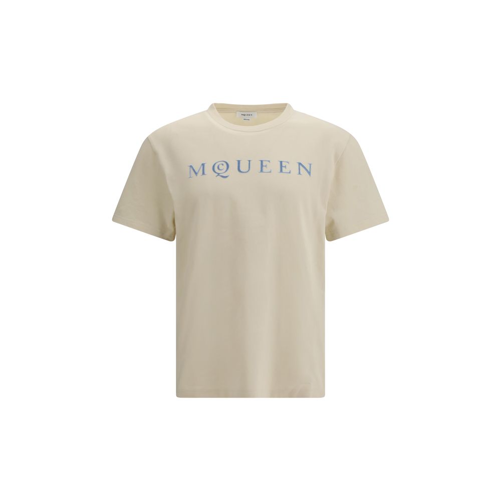 Alexander McQueen Beige Cotton T-Shirt | Regal Royce