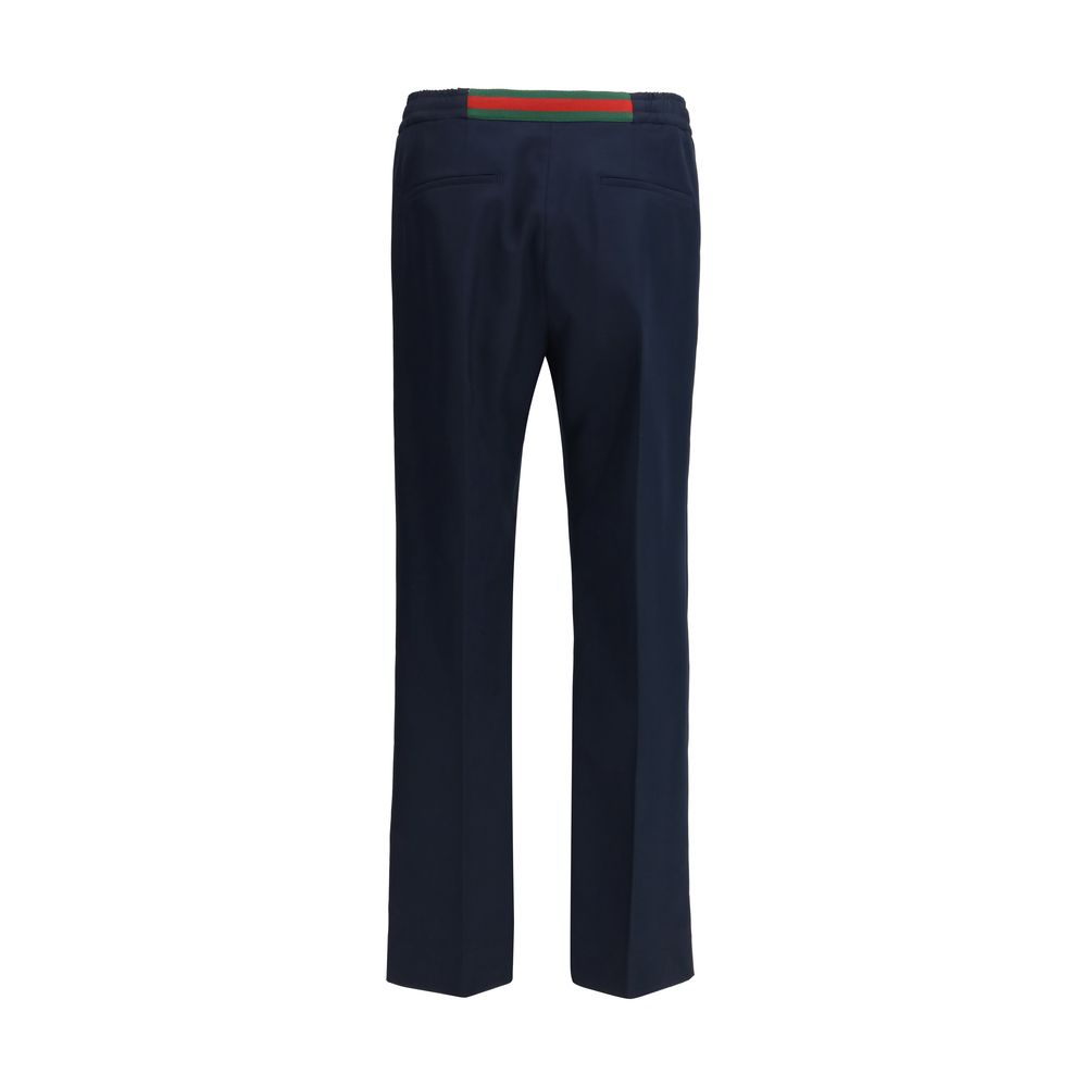 Gucci Blue Polyester Casual Pants | Regal Royce