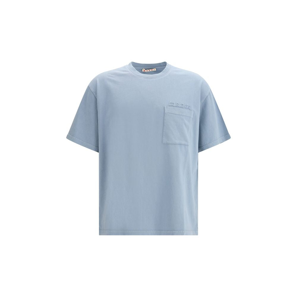Marni Light Blue Cotton T-Shirt | Regal Royce