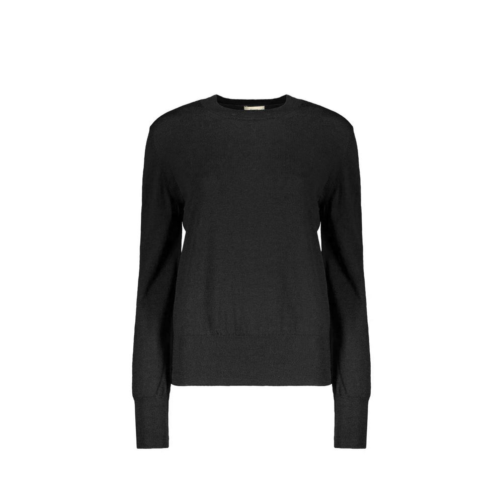 Herno Black Virgin Wool Sweatshirt | Regal Royce