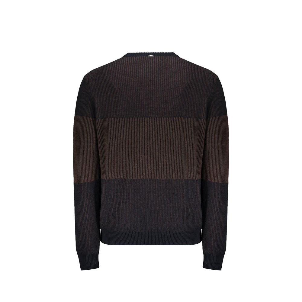 Herno Blue Wool Sweatshirt | Regal Royce
