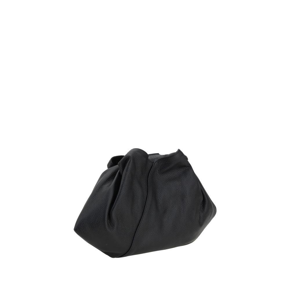 MM6 Black Calf Leather Bos Taurus Shoulder Bag | Regal Royce