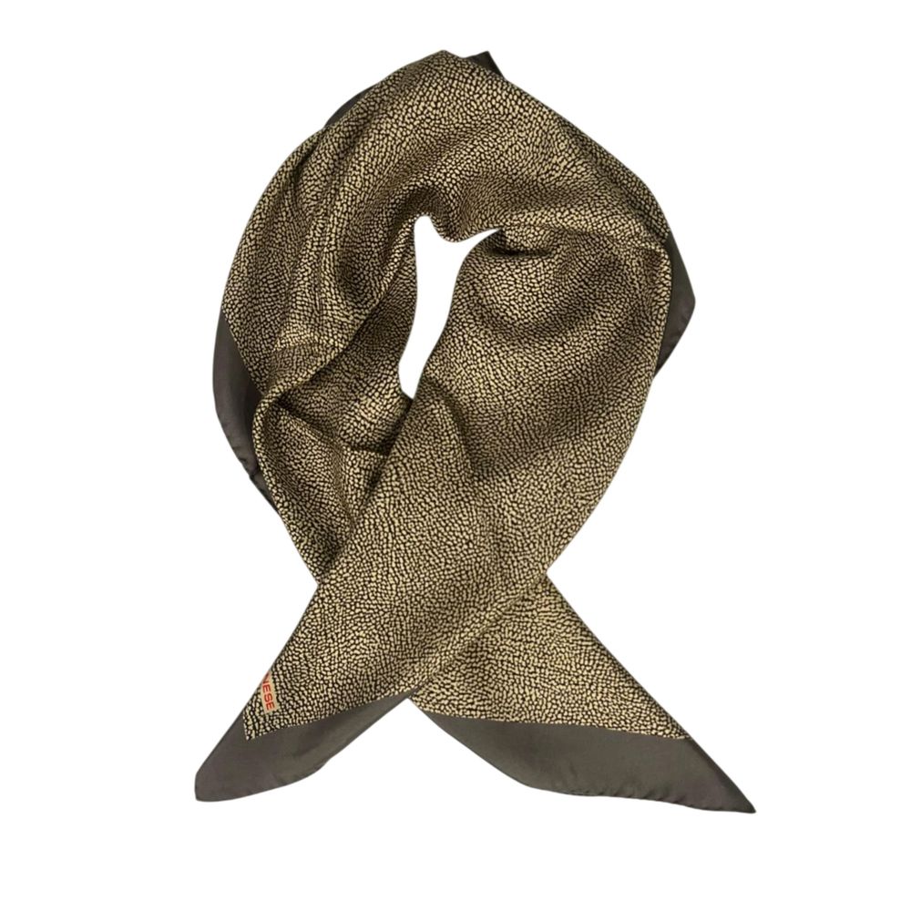 Borbonese Grey Silk Women Scarf | Regal Royce