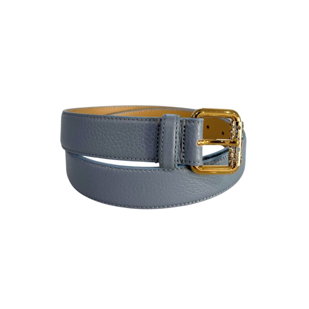 Borbonese Blue Leather Women Belt | Regal Royce