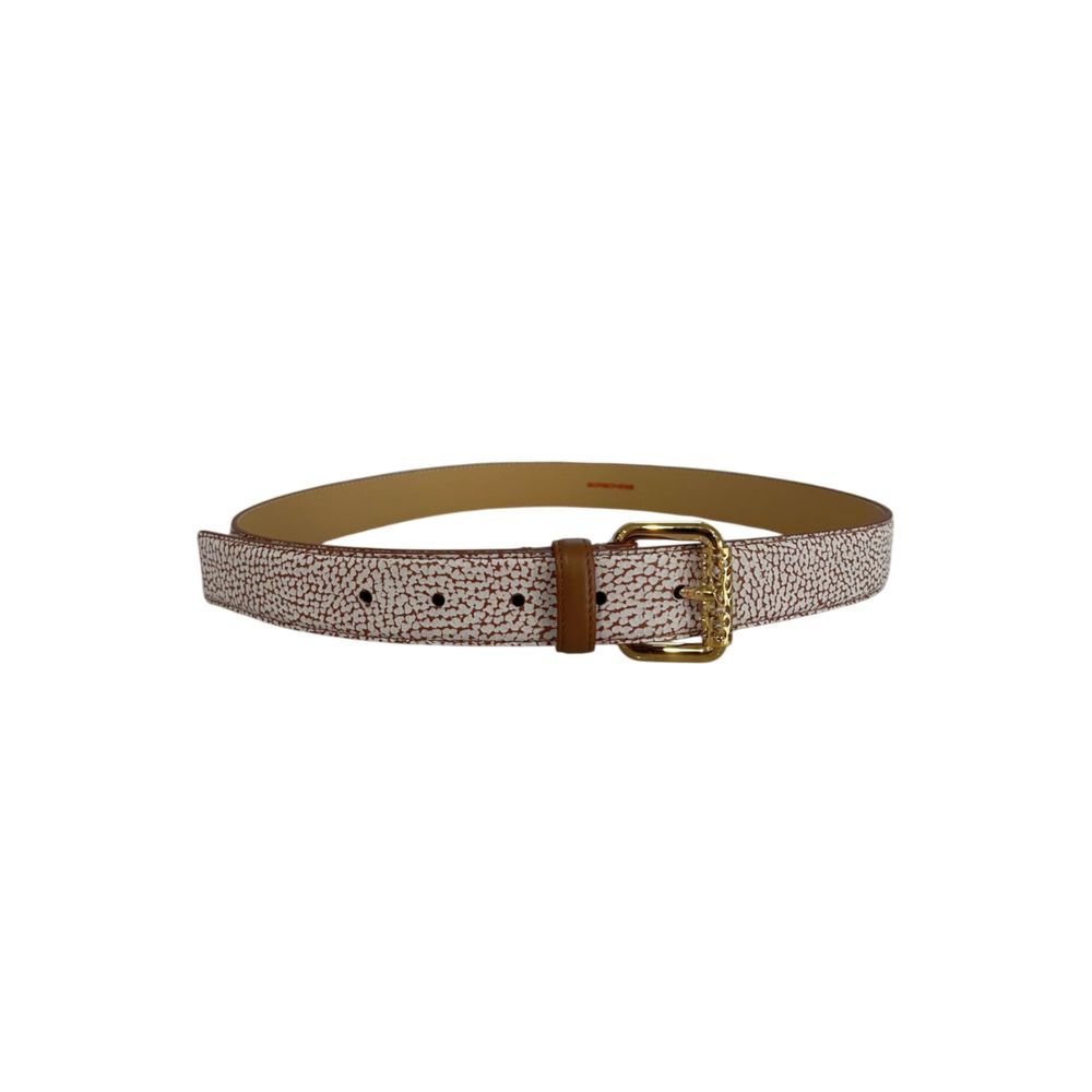 Borbonese Brown Leather Women Belt | Regal Royce
