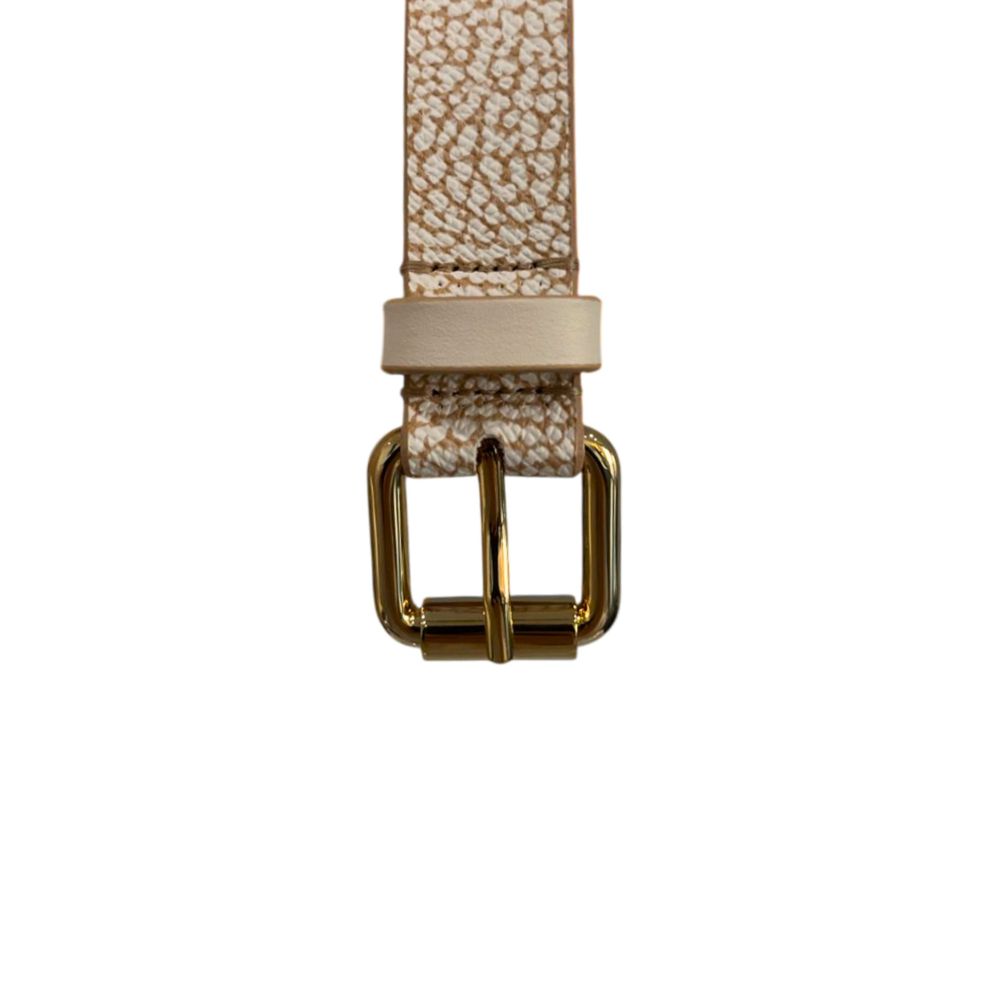 Borbonese Beige Polyvinyl Women's Belt | Regal Royce