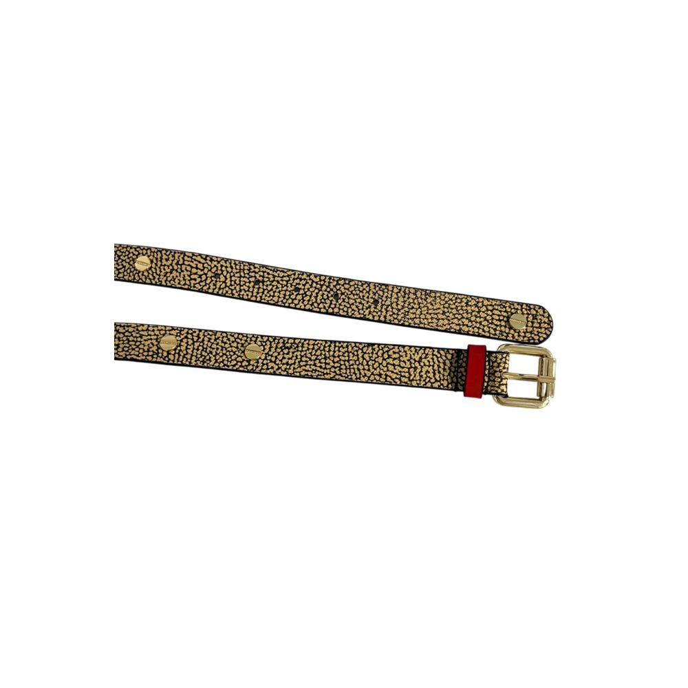 Borbonese Beige Polyvinyl Women Belt | Regal Royce